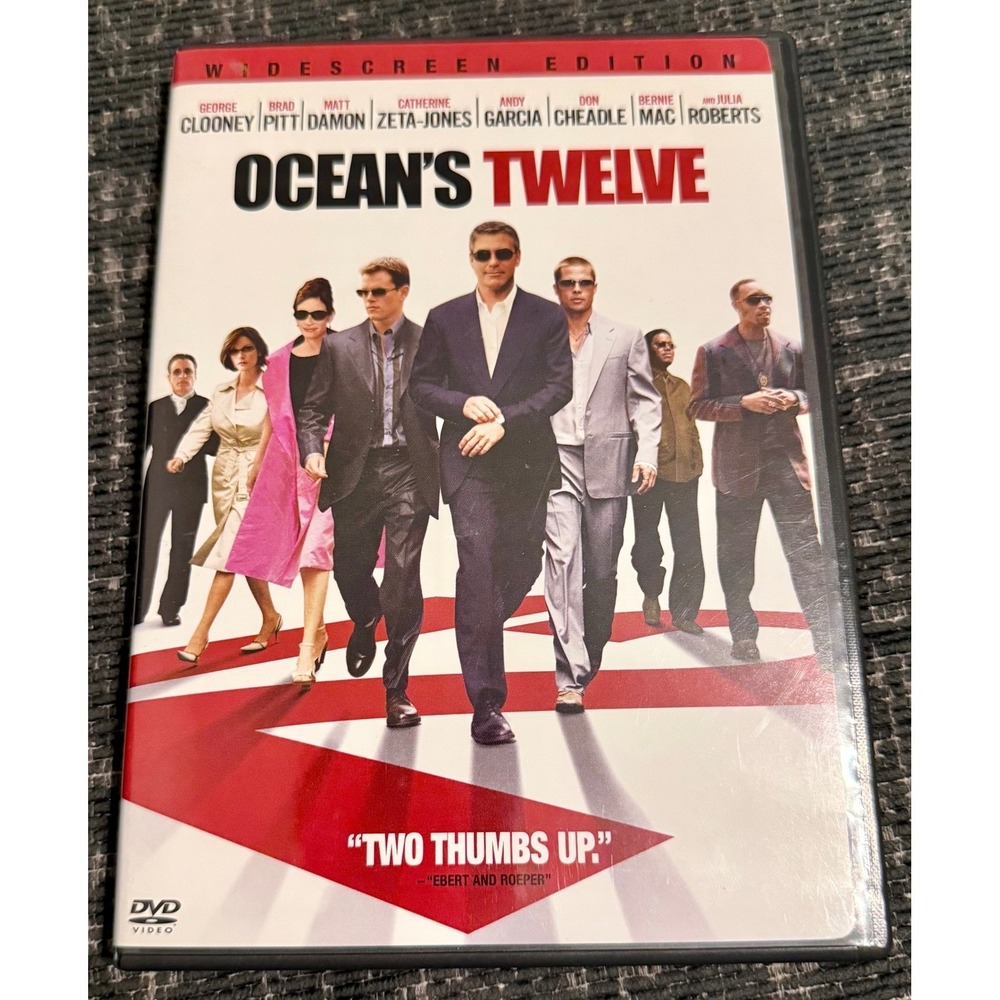 Warner Bros Ocean's Twelve DVD Movie Widescreen Edition PG-13 2004